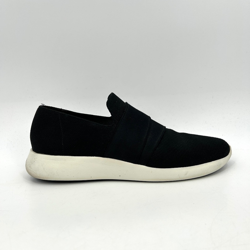 VINCE Women's Black White Aston Slip On Mesh Knit Lightweight Sneaker Shoes 8